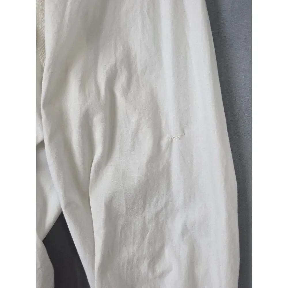 True Religion Western Shirt White Pearl Snap XXXL Cowboy
